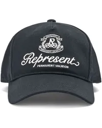 REPRESENT Baseballkappe mit Logo-Stickerei Schwarz