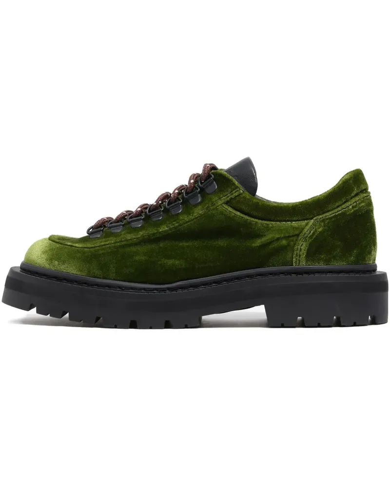 BIMBA Y LOLA Derby-Schuhe mit Profilsohle - Grün Grün