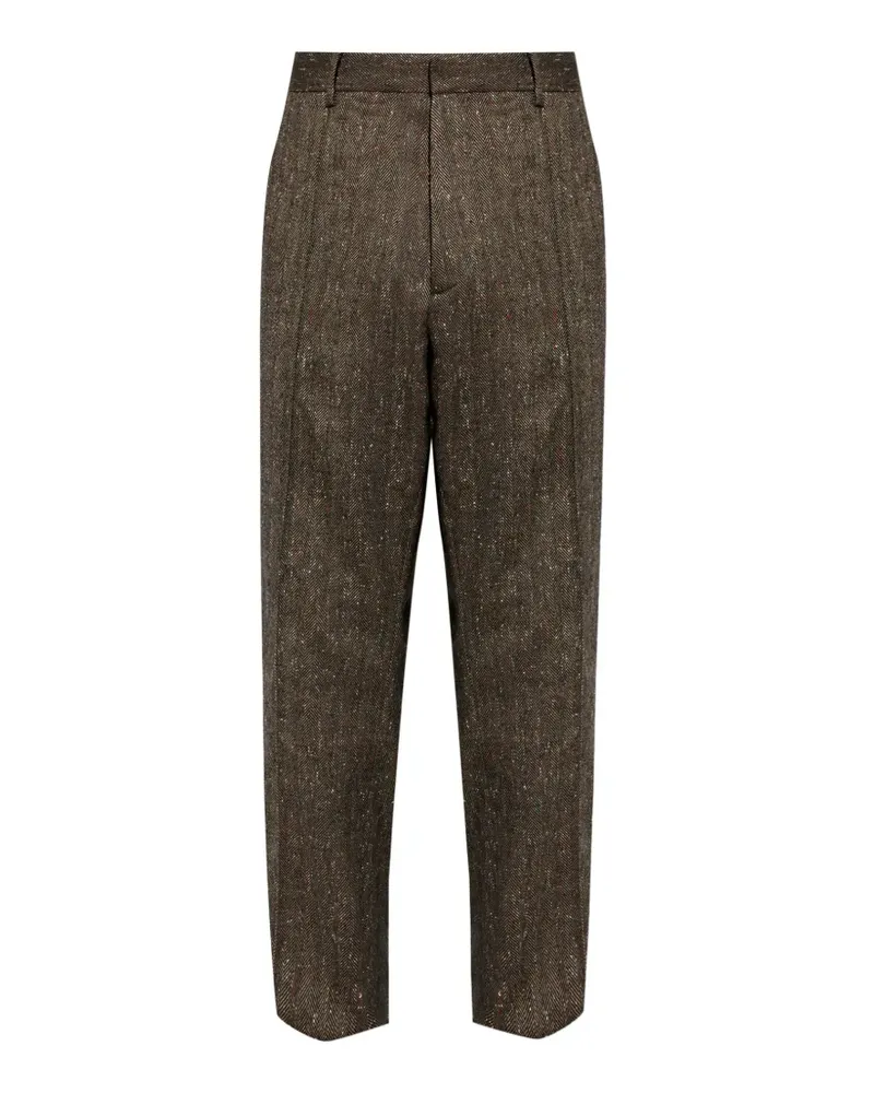 Dsquared2 herringbone-pattern trousers - Braun Braun