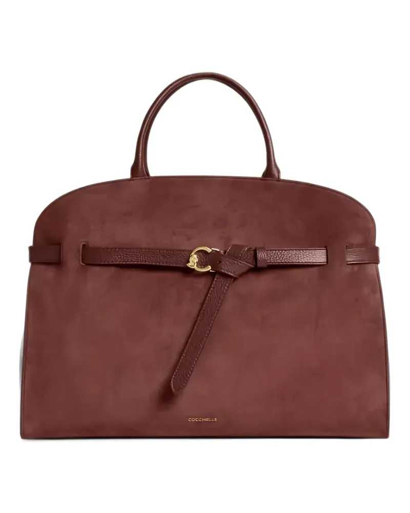 Coccinelle Große Tote Bag mit Schnalle - Rot Rot