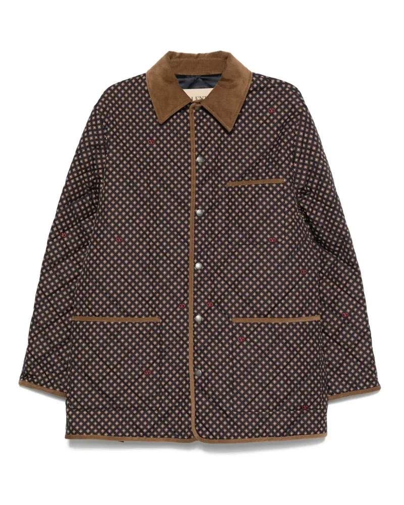 Valentino Garavani Hemdjacke mit Cordkragen - Blau Blau