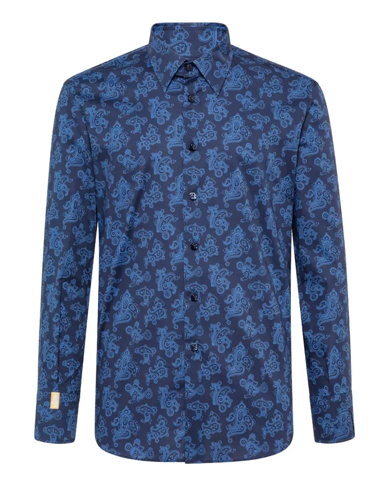 Billionaire paisley-print shirt - Blau Blau