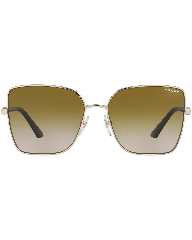 Vogue Sonnenbrille mit Oversized-Gestell - Gold Gold
