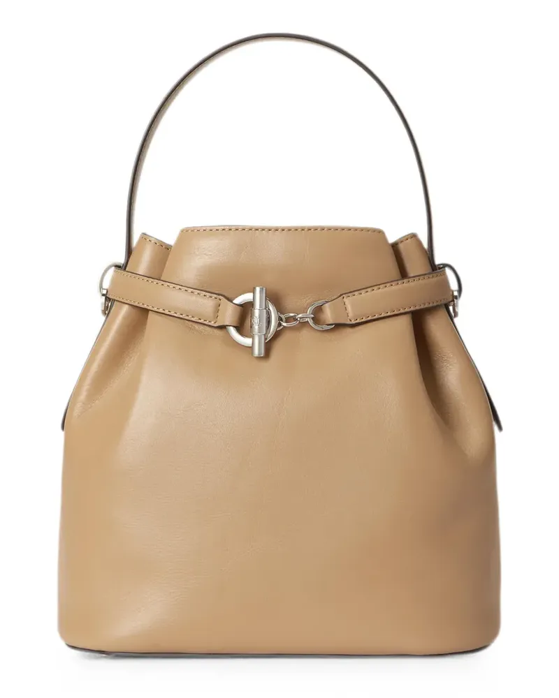 Ralph Lauren medium Blaike leather bucket bag - Braun Braun