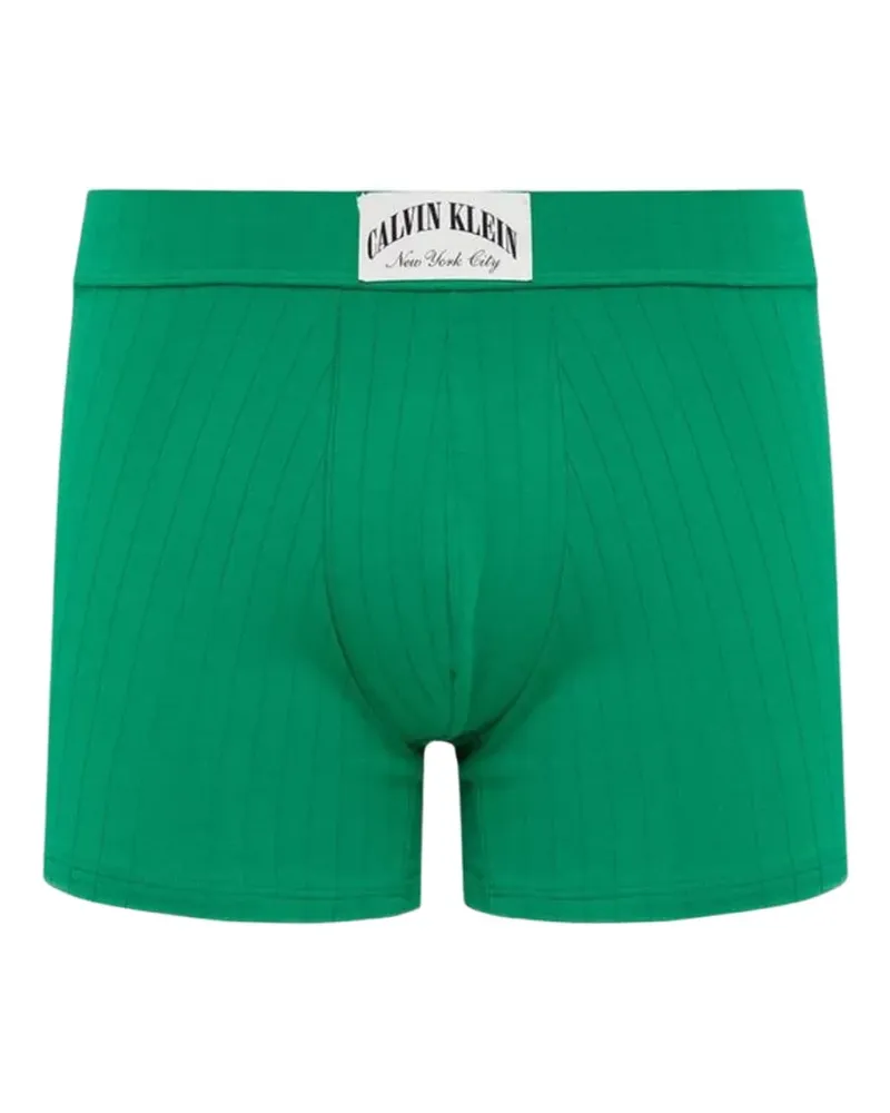 Calvin Klein ribbed cotton boxers - Grün Grün