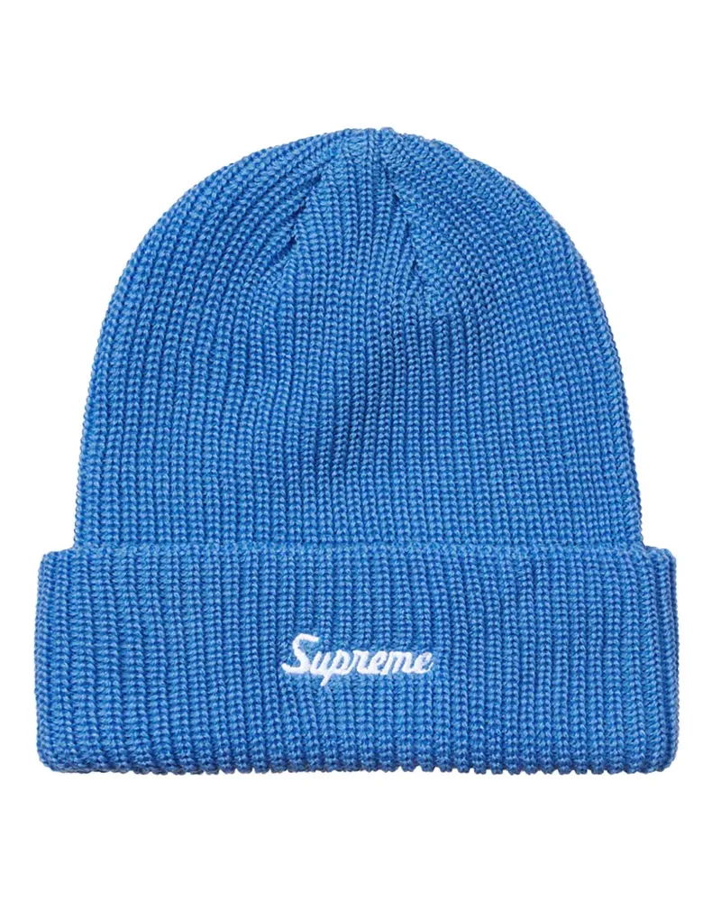 Supreme Being loose-gauge beanie hat - Blau Blau