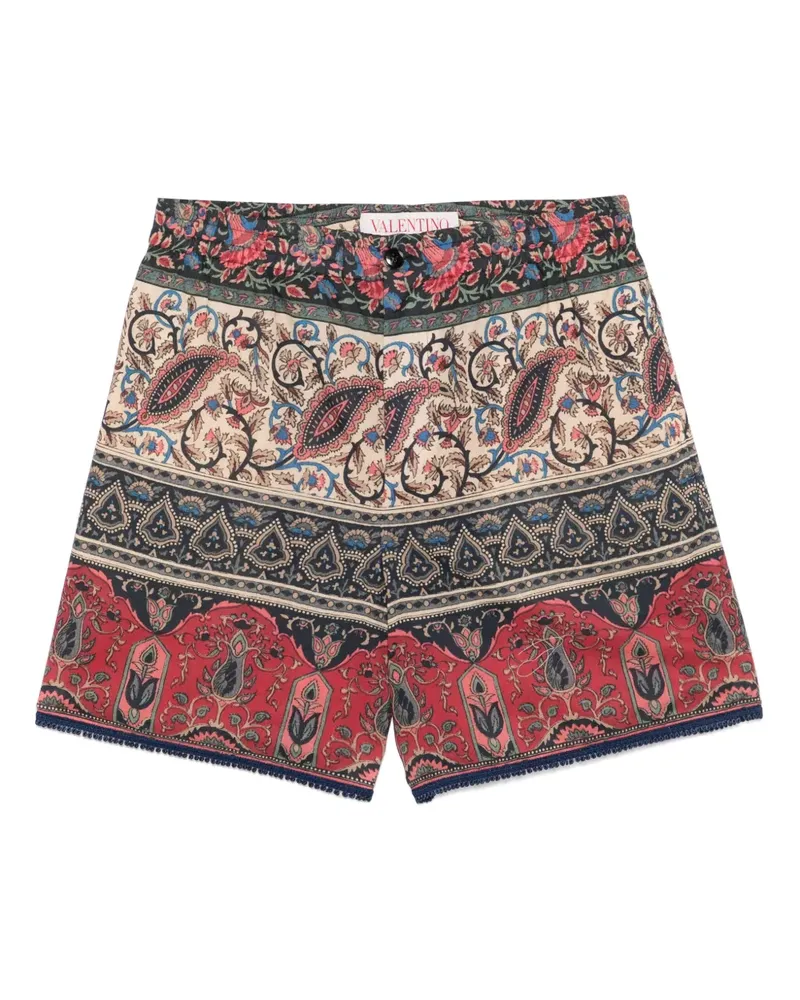 Valentino Garavani Shorts mit Paisley-Print - Nude Nude