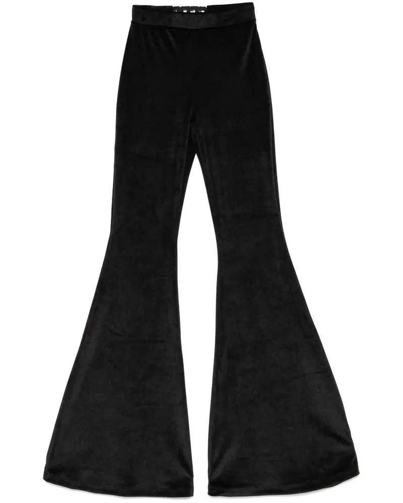 GCDS Samthose mit Choker-Detail - Schwarz Schwarz
