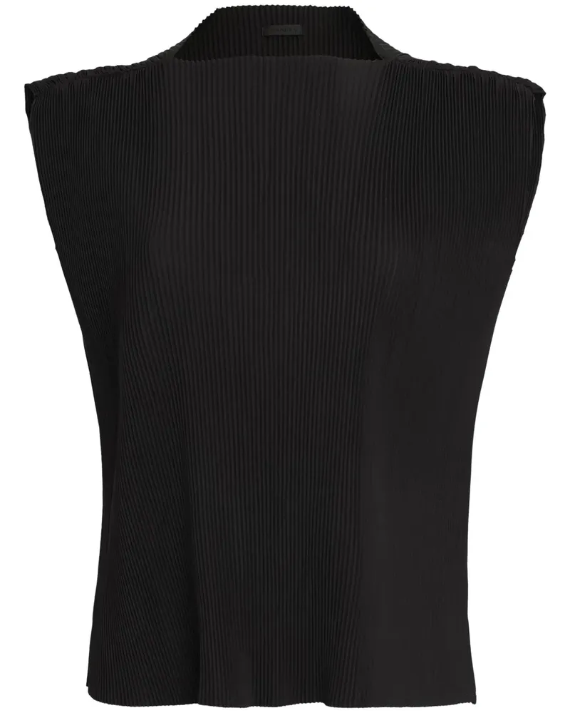 Osklen Plissiertes Top - Schwarz Schwarz