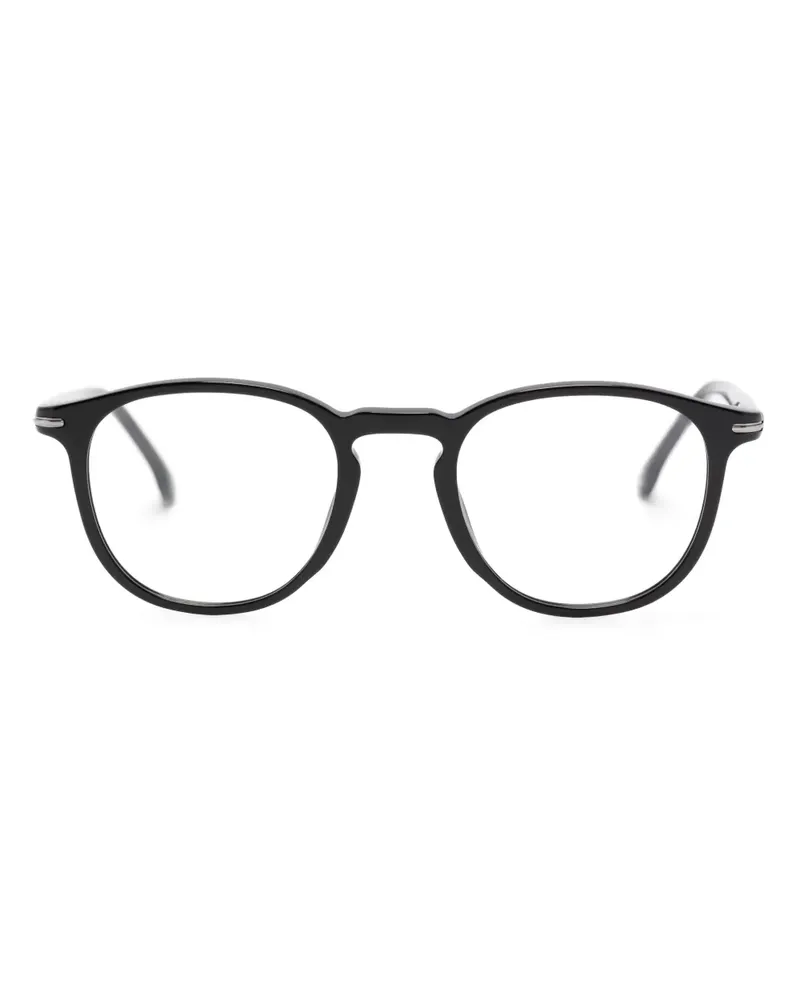 Carrera Brille mit rundem Gestell - Schwarz Schwarz