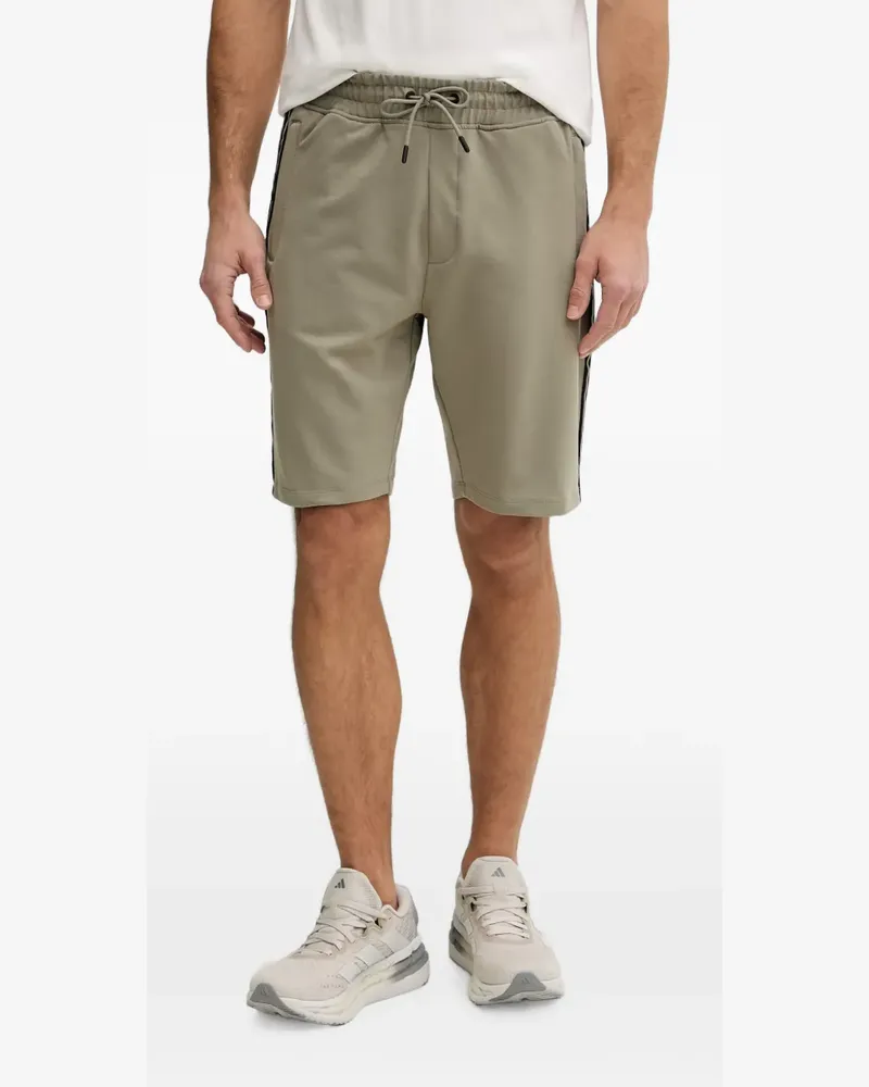 Guess logo-tape track shorts - Grün Grün