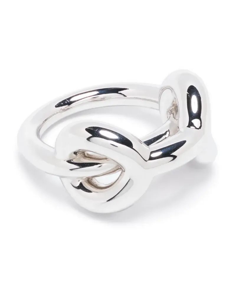 Charlotte Chesnais Binary Chain Ring aus Sterlingsilber Silber