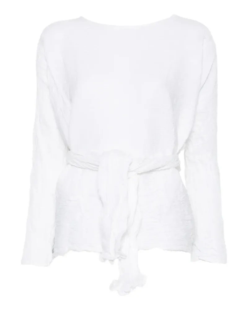 Daniela Gregis tie-detail blouse - Weiß Weiß