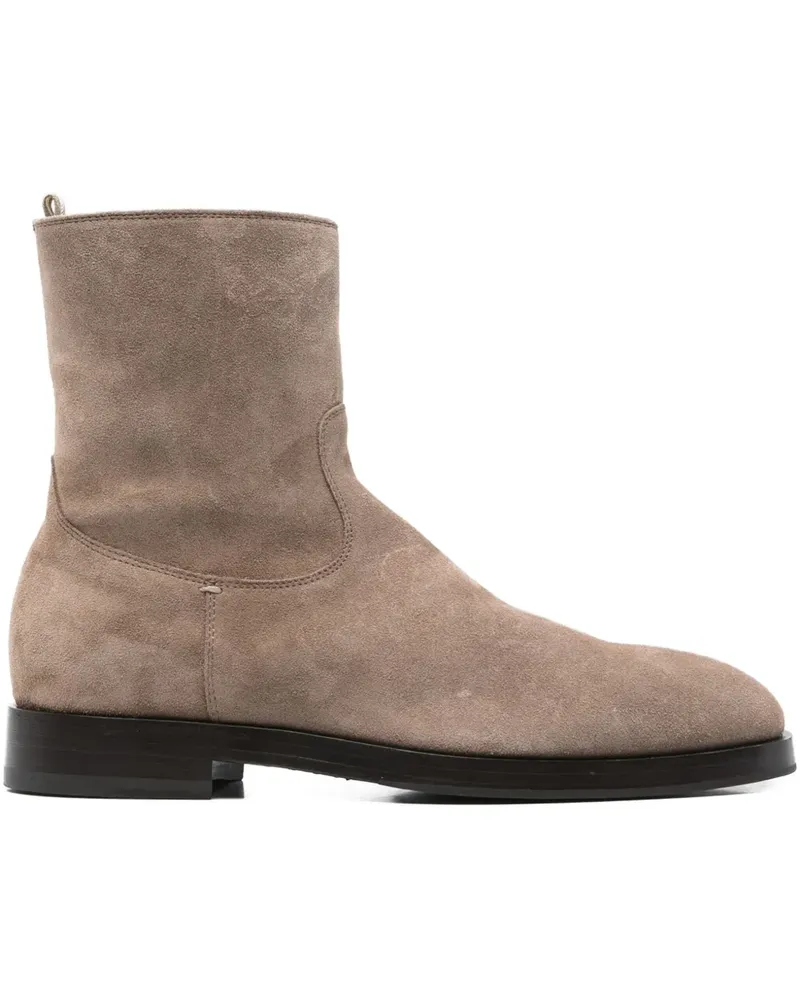 Officine Creative Italia Ortega 002 Stiefel mit Reißverschluss 35mm - Nude Nude