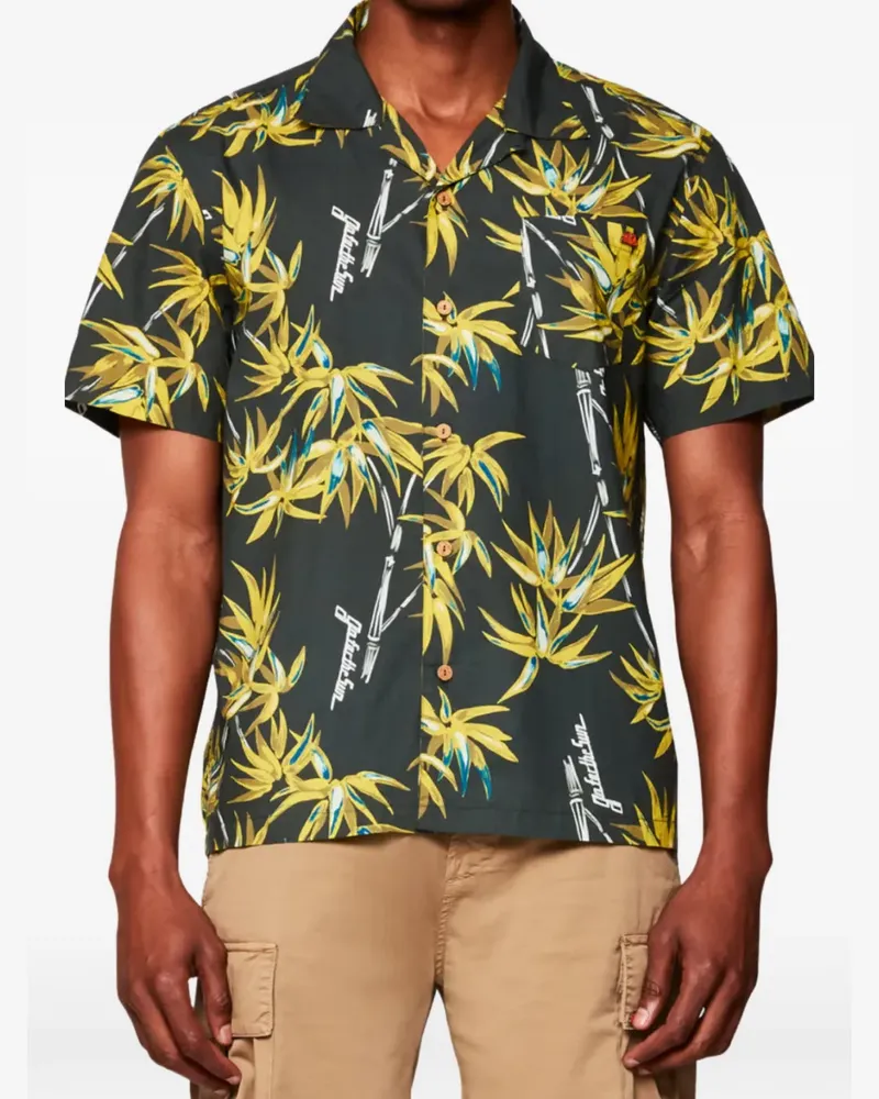 Sundek floral-print short-sleeve shirt - Grün Grün