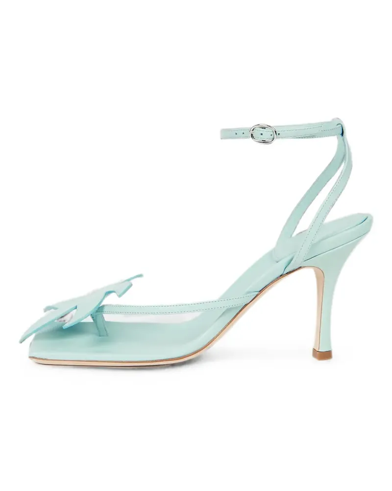 A.W.A.K.E. Delta Sandalen mit Palmenblatt-Detail - Blau Blau