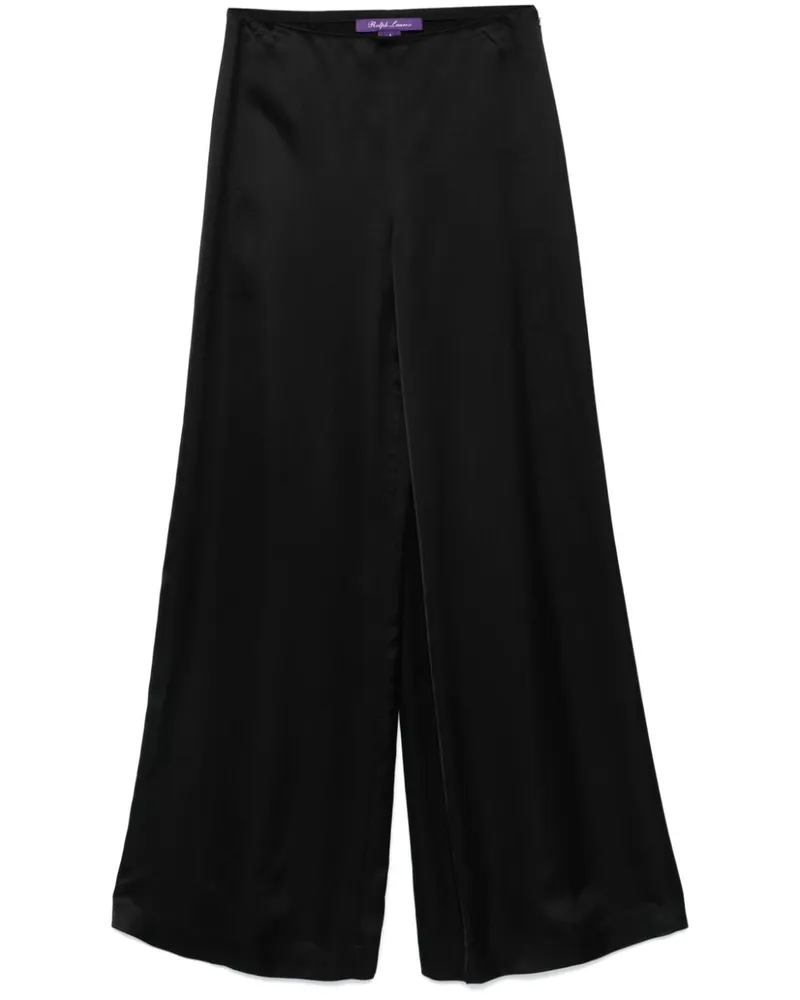 Ralph Lauren Hose aus Satin - Schwarz Schwarz
