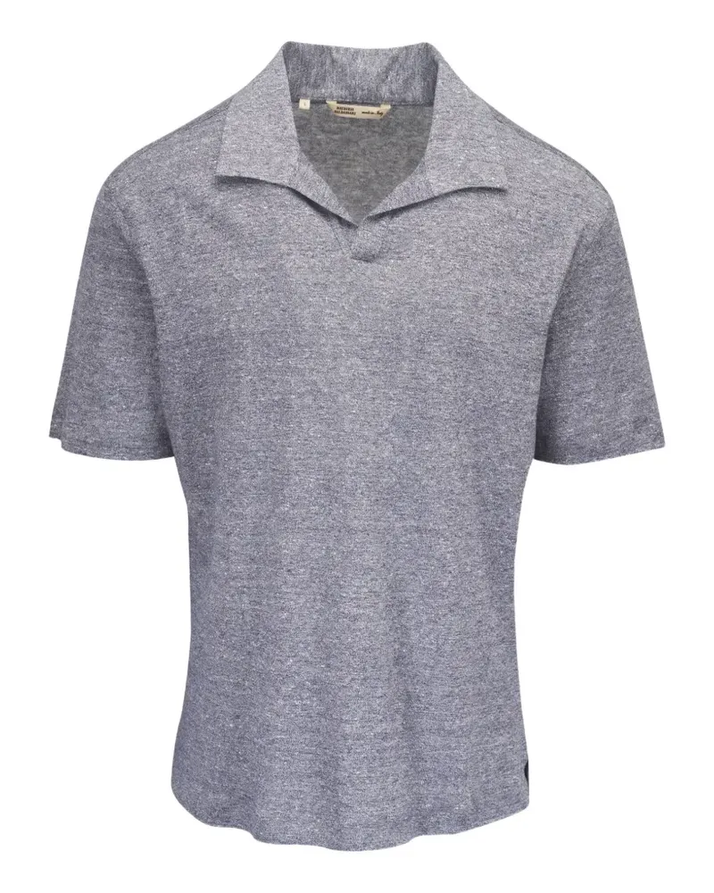 Maurizio Baldassari Gestricktes Poloshirt - Grau Grau