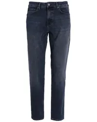 HUGO BOSS Jeans mit geradem Bein Blau