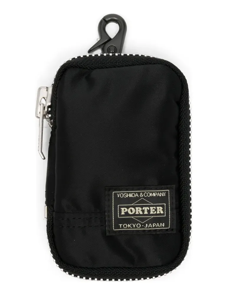 PORTER-YOSHIDA & CO logo-patch key pack - Schwarz Schwarz