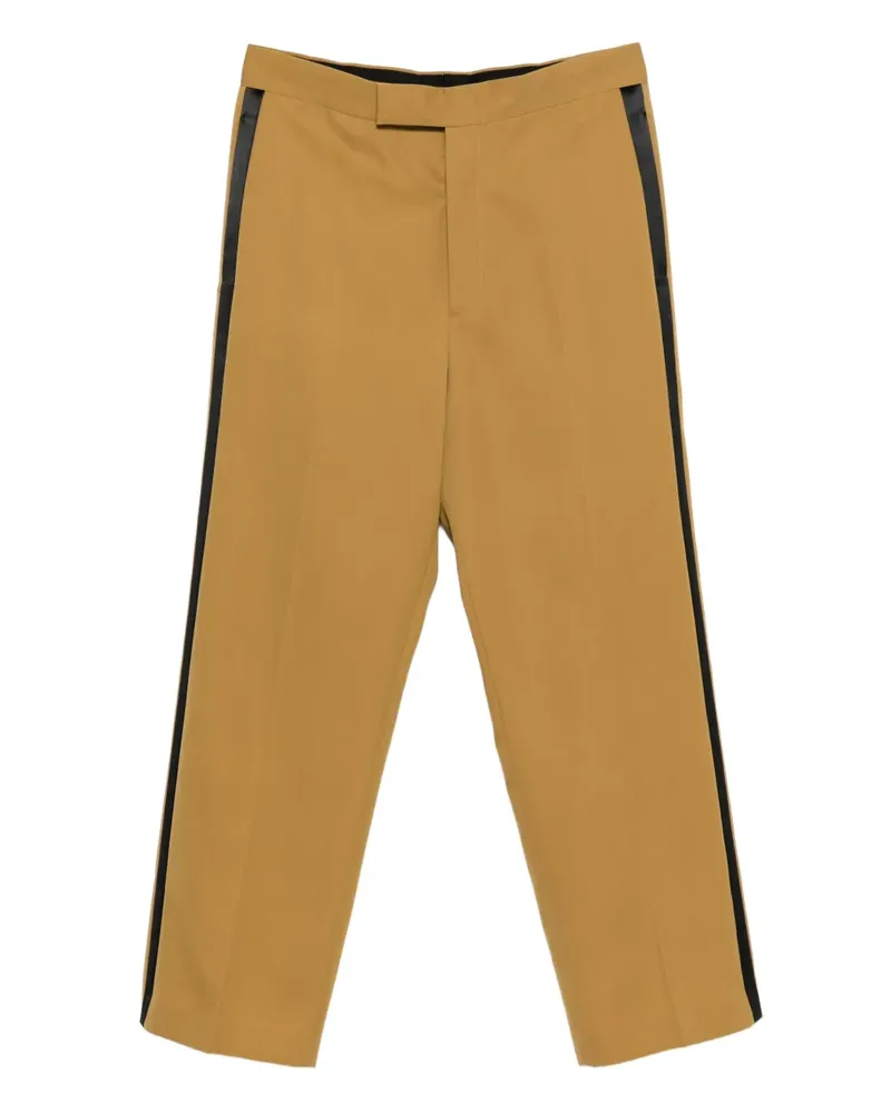 Sapio Gabardine-Hose mit Seitenstreifen - Braun Braun