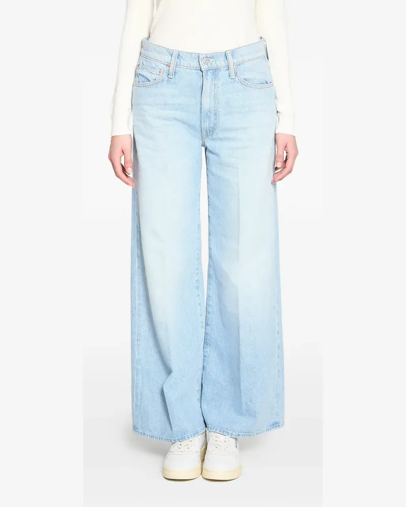 Mother Five-Pocket-Jeans mit Gürtelschlaufen - Blau Blau