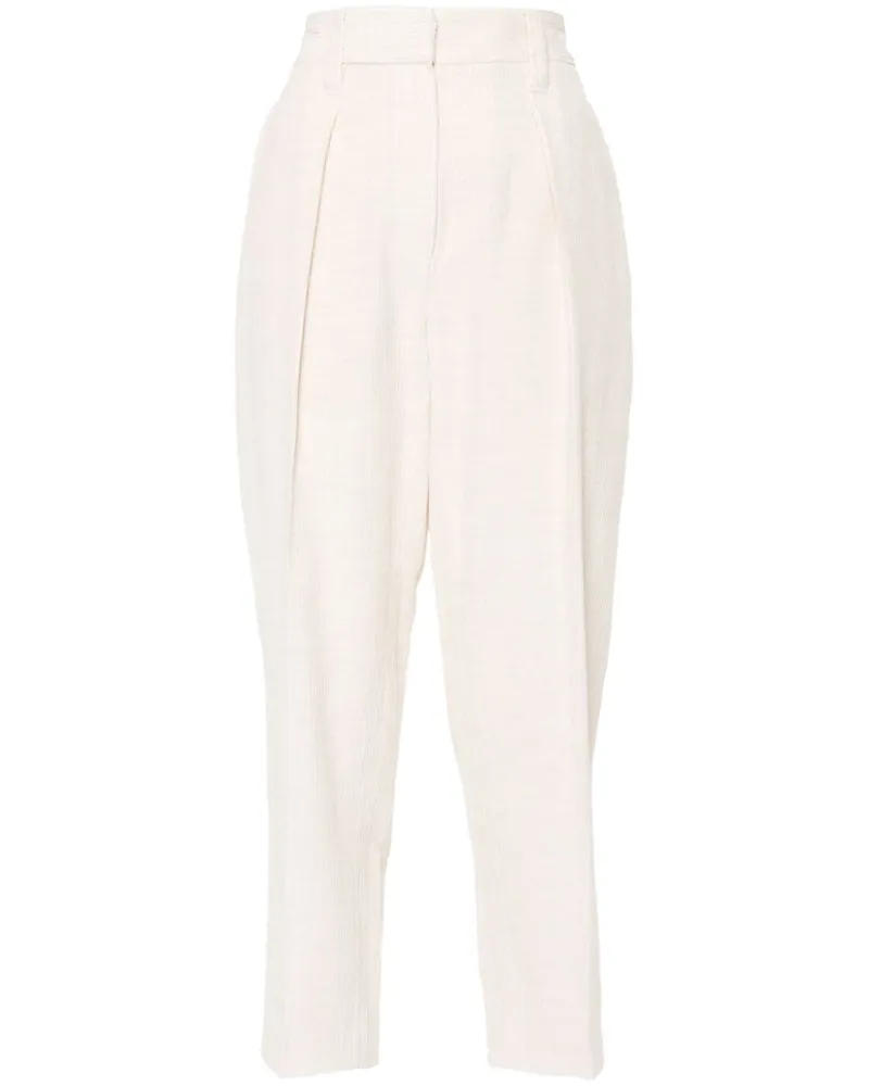 Brunello Cucinelli Cordhose mit Bügelfalten - Nude Nude