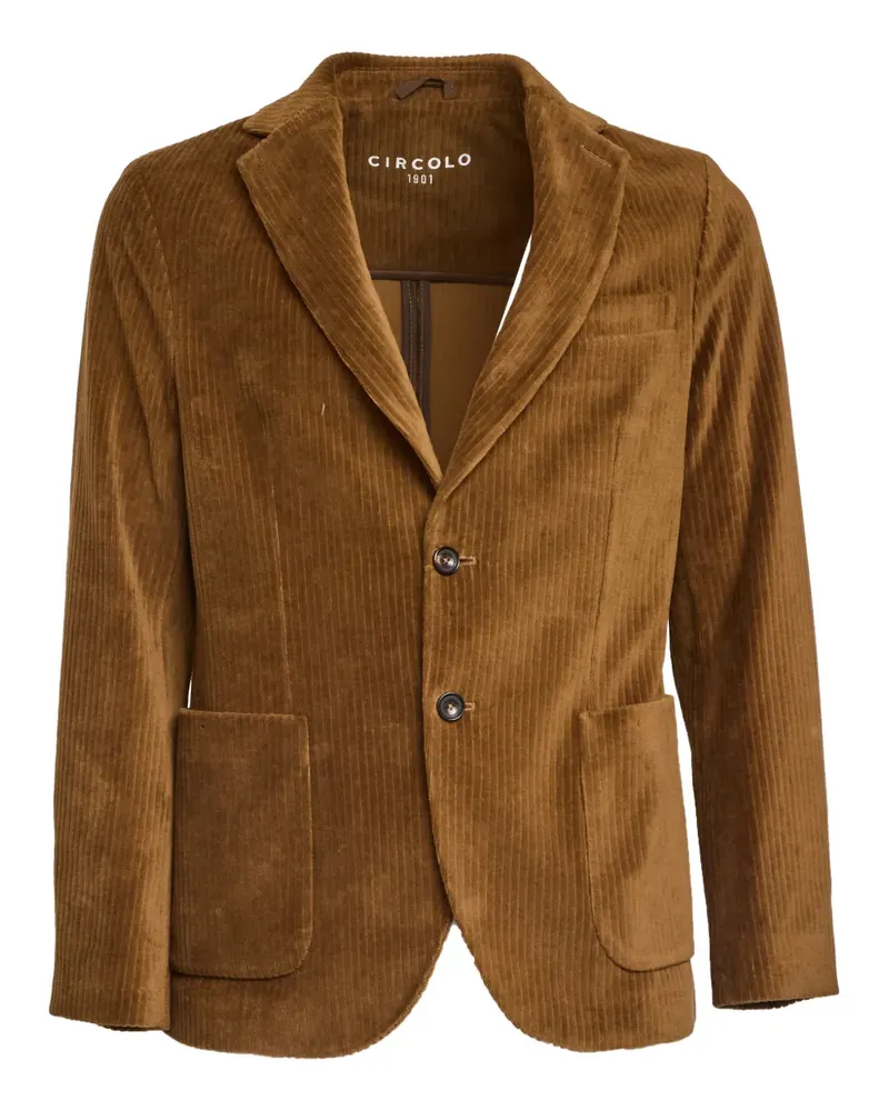 CIRCOLO 1901 corduroy blazer - Braun Braun