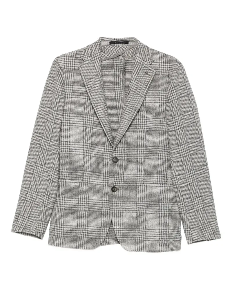 Tagliatore Prince of Wales check blazer - Grau Grau
