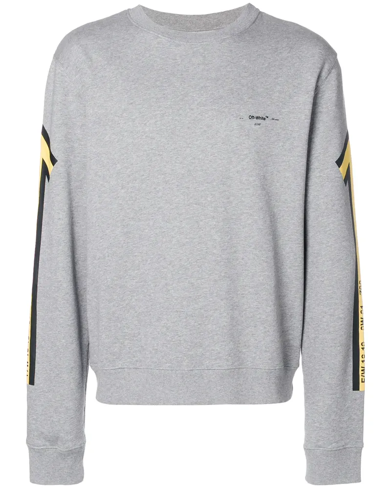 OFF-WHITE Sweatshirt mit Pfeilen - Grau Grau
