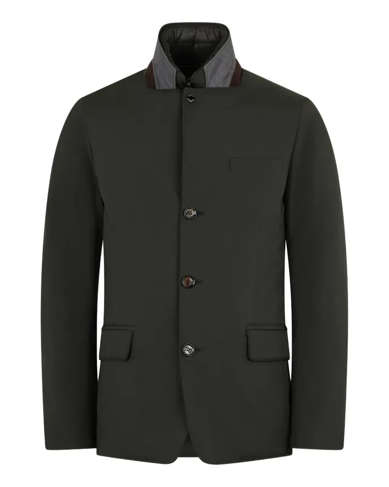 MOORER button collar military jacket - Grün Grün