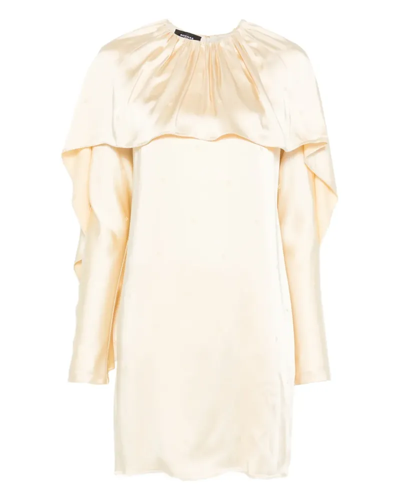Rochas draped layered mini dress - Gelb Gelb