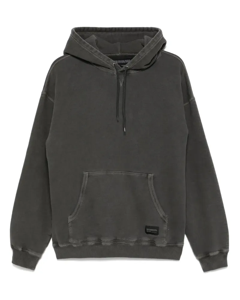 Neighborhood Gefärbter Hoodie - Grau Grau