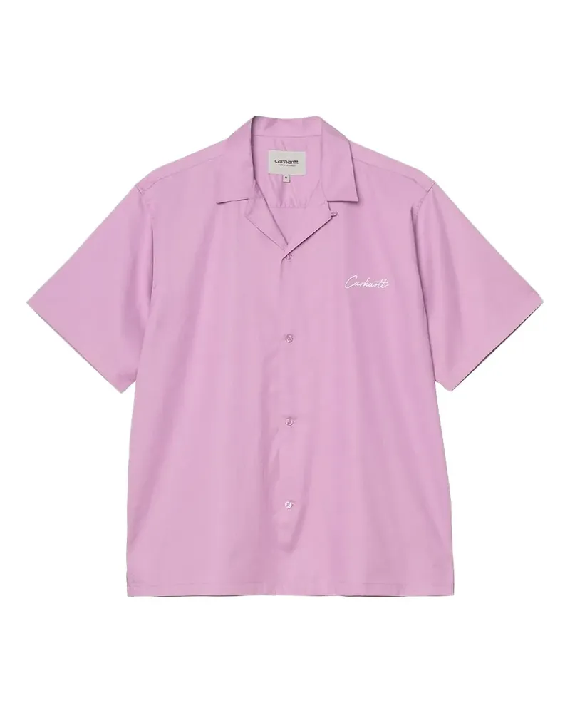 Carhartt WIP Hemd mit Logo-Stickerei - Violett Violett