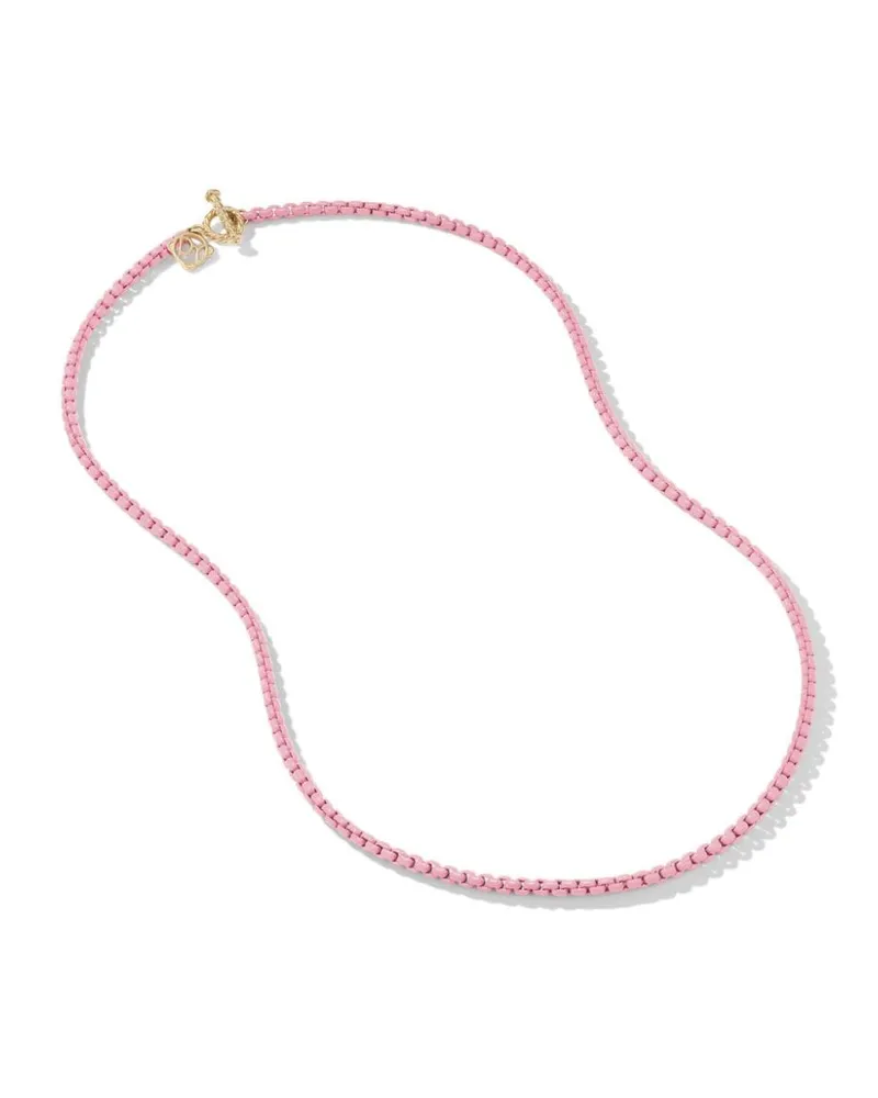 David Yurman 14kt Gelbgoldarmband Rosa