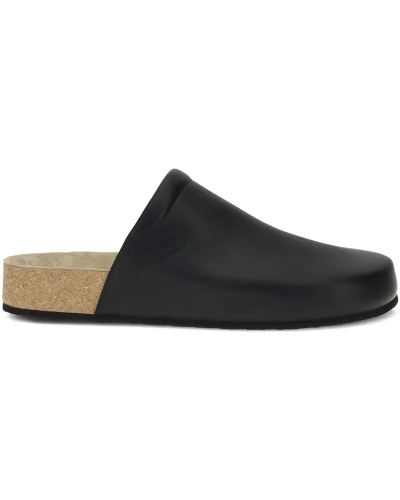 Balenciaga Mules mit Korksohle - Schwarz Schwarz