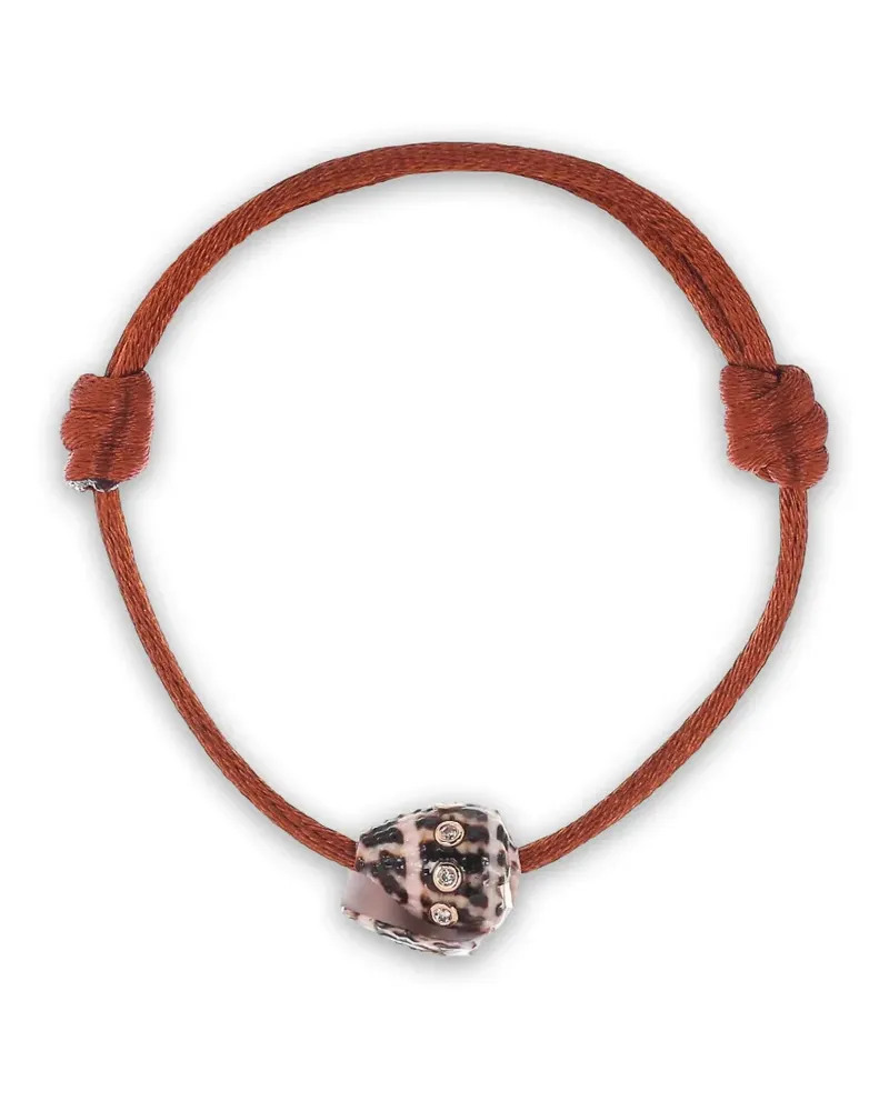 DEZSO x Sara Beltran Armband mit Diamant und Konus - Braun Braun