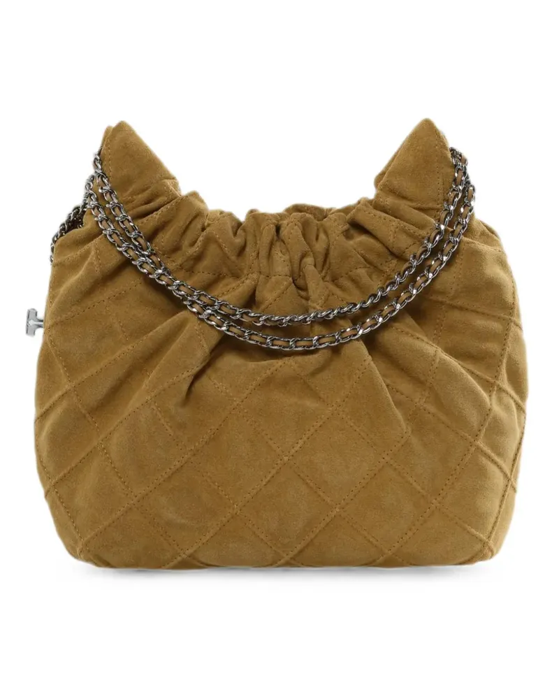 Tory Burch suede shoulder bag - Nude Nude