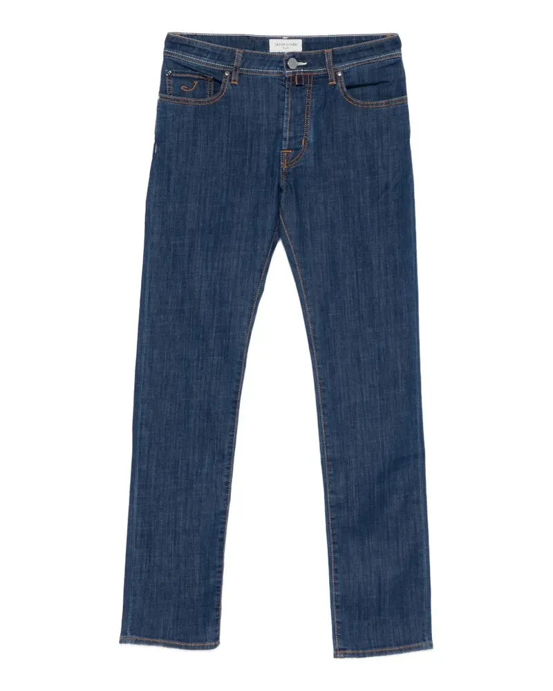 Jacob Cohën Bard five-pocket straight trousers - Blau Blau
