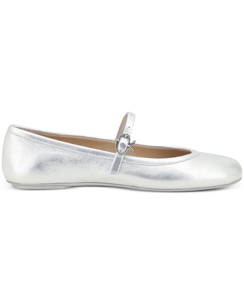 Gianvito Rossi Carla Ballerinas - Grau Grau
