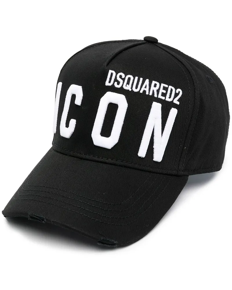 Dsquared2 Icon Baseballkappe - Schwarz Schwarz