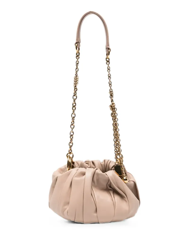Chloé Plissé leather shoulder bag - Nude Nude