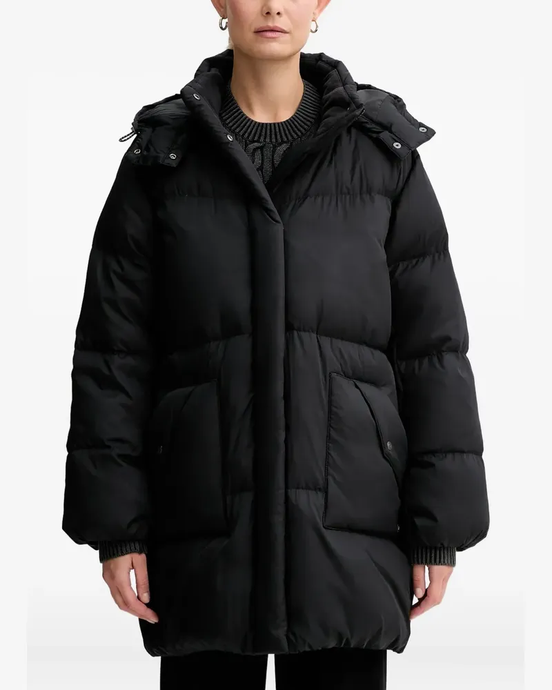 Levi's Western Bubble hooded pocket coat - Schwarz Schwarz