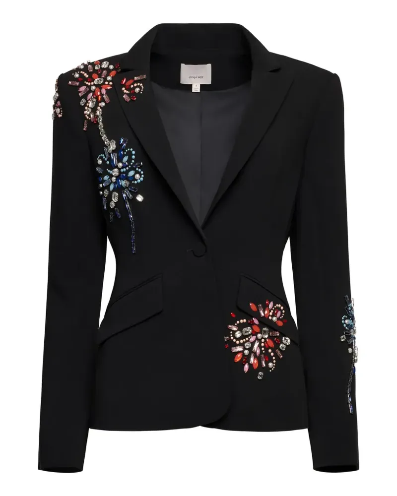 Cinq à Sept embellished kendall jacket - Schwarz Schwarz