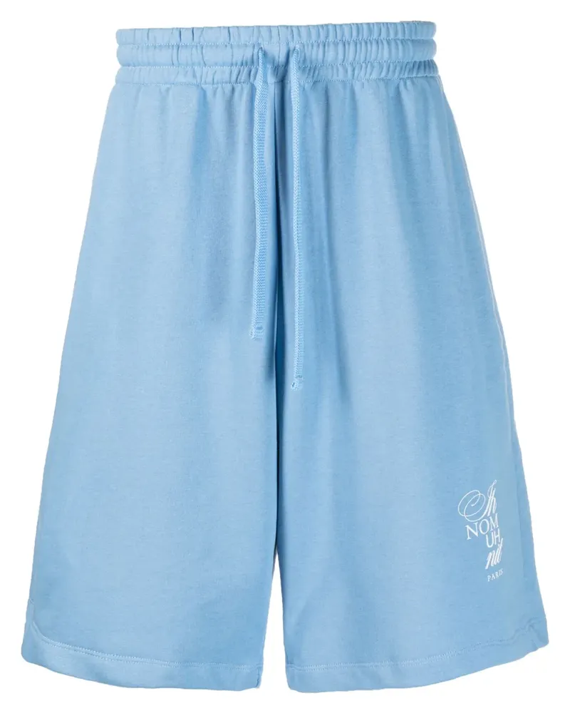 IH NOM UH NIT Joggingshorts mit Logo-Print - Blau Blau