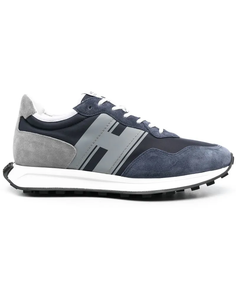 Hogan Sneakers mit Logo-Patch - Blau Blau