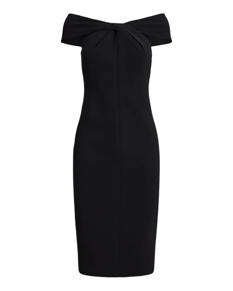 Ralph Lauren Schulterfreies Kleid mit Knoten - Schwarz Schwarz