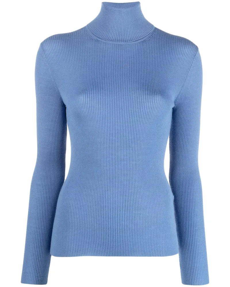 P.A.R.O.S.H. Pullover mit Rollkragen - Blau Blau