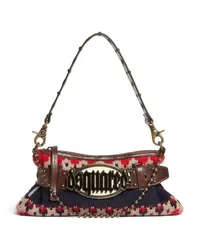 Dsquared2 Gestrickte Schultertasche Blau