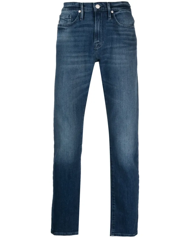 Frame Denim Tief sitzende Slim-Fit-Jeans - Blau Blau